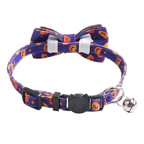 Hemobllo 1stück Halloween Katzen Und Hundehalsband Mit Kürbis Und Gespensterdesign Schleife Und Glocke Für Halloween-feiern Macht Haustier Niedlicher Hemobllo 1stück Halloween Katzen Und Hundehalsband Mit Kürbis Und Gespensterdesign Schleife Und Glocke Für Halloween-feiern Macht Haustier Niedlicher von Hemobllo