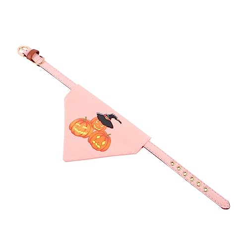 Hemobllo 1 Stück Halloween Haustierhalsband Dreieckiges Lätzchen Halloween Element Haustierhalsband Weiches Kürbis Lätzchen Verstellbar Dreieckiger Schal Süße Erkennungsmarken von Hemobllo