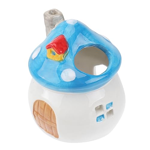 Hemobllo 1 Stück Hamster Nest Aus Keramik Hamster -versteck Hamsterhaus Heimtierbedarf Hamster-Keramik-Nest Hamster Unterschlupf Hamsterhöhle Unterschlupf Hamsterkäfig Tierheim Blue von Hemobllo