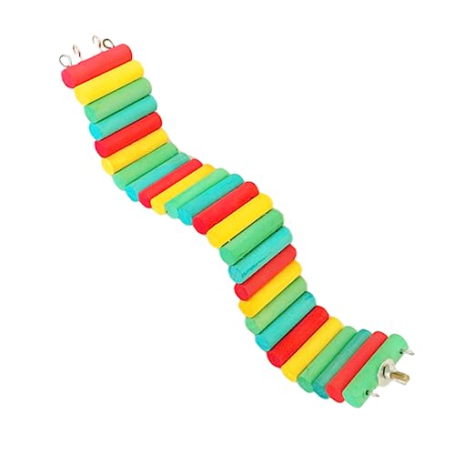 Hemobllo 1stück Bunte Holzleiter Für Kleintiere Kletterspielzeug Für Hamster Papageien Und Meerschweinchen Sicheres Und Flexibles Klettern Mit Naturholz Für Bewegung Und Spaß Hemobllo 1stück Bunte Holzleiter Für Kleintiere Kletterspielzeug Für Hamster Papageien Und Meerschweinchen Sicheres Und Flexibles Klettern Mit Naturholz Für Bewegung Und Spaß von Hemobllo
