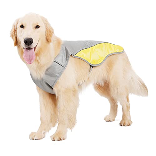 Hemobllo 1 Stück Kühljacke Für Haustiere Klein Welpengeschirr Kühlerkühlweste Hund Kühlkissen Zum Abkühlen Von Westen Kühlung Stoff Halten Cool Leicht Atmungsaktiv Handtücher von Hemobllo