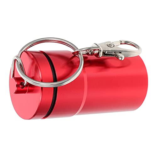 Hemobllo 1 Stück Schachtel Vogeltrainingsglas Vogel Fütterer Futterspender Für Papageien Untertasse Hamster Wasserflasche Tablett Vogelhäuschen Taube Hirse Rot Aluminiumlegierung von Hemobllo