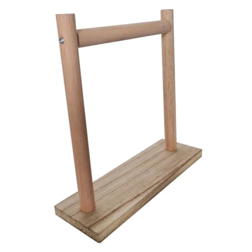 Hemobllo Papageienständer Aus Holz Und Schnur Zum Klettern Für Holzpapageien Und Andere Kleine Vögel Fördert Koordination Und Wohlbefinden von Hemobllo