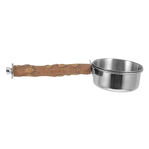 Hemobllo 1 Stück Vogelfutterbecher vogelhaus Bird House Schalen für Vogelfütterung Essen praktischer Vogelständer Holzständer für Papageien mit Schale Rostfreier Stahl Brown Hemobllo 1 Stück Vogelfutterbecher vogelhaus Bird House Schalen für Vogelfütterung Essen praktischer Vogelständer Holzständer für Papageien mit Schale Rostfreier Stahl Brown von Hemobllo