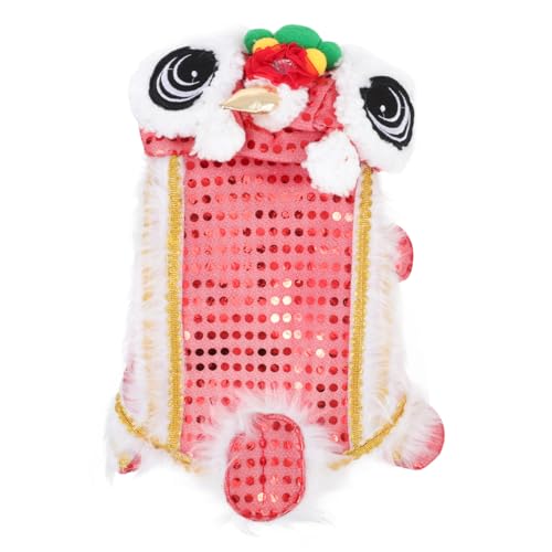 Hemobllo 1 x Hunde-Löwen-Kostüm für Halloween und Neujahr, lustige Kleidung für kleine und mittelgroße Hunde, niedliches Haustier-Cosplay-Outfit Hemobllo 1 x Hunde-Löwen-Kostüm für Halloween und Neujahr, lustige Kleidung für kleine und mittelgroße Hunde, niedliches Haustier-Cosplay-Outfit von Hemobllo