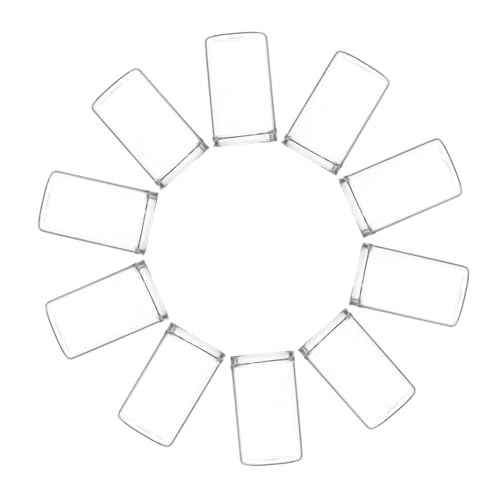 Hemobllo 10 Stück Mini Glasflaschenvasen Für Sukkulenten Terrarienglas Mini Pflanzbehälter Glasflaschen Pflanzgefäß Winzige Vase Landschaftsflasche Hydrokulturflasche Reagenzgläser von Hemobllo