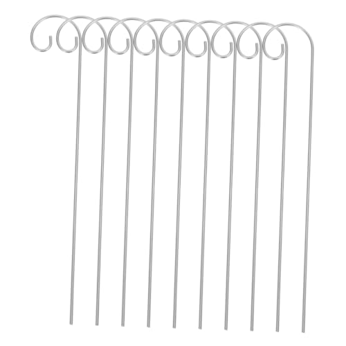 Hemobllo 10stücke Garten Shepherds Haken Metall Pflanzenschilder Für Gartenmarkierungen Und Dekoration Robust Und Wetterfest Für Gartenliebhaber Hemobllo 10stücke Garten Shepherds Haken Metall Pflanzenschilder Für Gartenmarkierungen Und Dekoration Robust Und Wetterfest Für Gartenliebhaber von Hemobllo