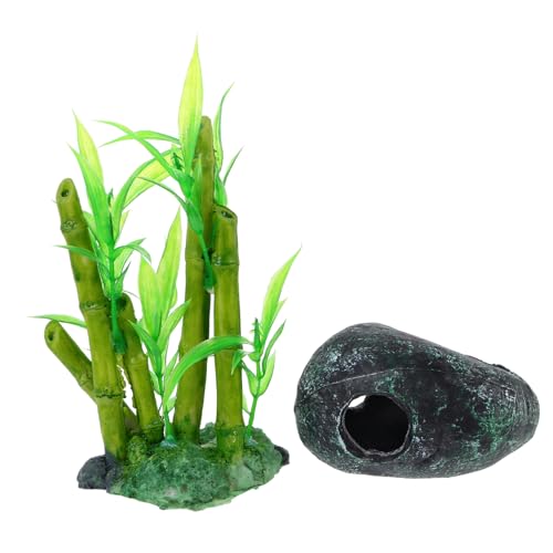 Hemobllo 1Satz Harz Aquarium Steinhöhle Künstlicher Für Aquarien Versteck Für Fische Ornament Für Betta Und Andere Wassertiere Und Sicher von Hemobllo
