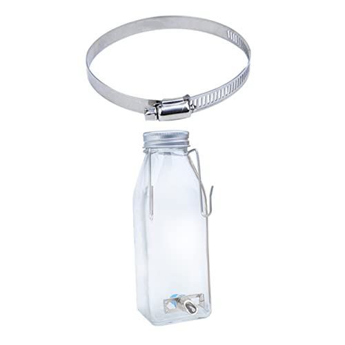 Hemobllo 1Satz Haustier Trinkflasche Für Auslaufsichere Hängende Wasserflasche Für Kleine Haustiere Hamster Und Hasen Befestigungsring Und Geräuschlosem Wassersystem von Hemobllo
