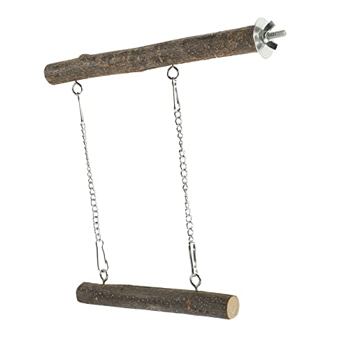 Hemobllo 1satz Holz Papageien Spielzeug Mit Schaukelfunktion Kauspielzeug Für Vögel Natürliches Holz Fördert Bewegung Und Koordination Für Kleine Papageien Und Vögel von Hemobllo