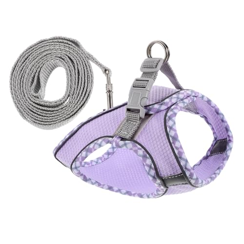 Hemobllo 1Satz Hundegeschirr Set für Kleine Haustiere mit Leine Verstellbares Leichtes und Atmungsaktives Geschirr für Outdoor Aktivitäten Ausbruchsicheres Design Hemobllo 1Satz Hundegeschirr Set für Kleine Haustiere mit Leine Verstellbares Leichtes und Atmungsaktives Geschirr für Outdoor Aktivitäten Ausbruchsicheres Design von Hemobllo