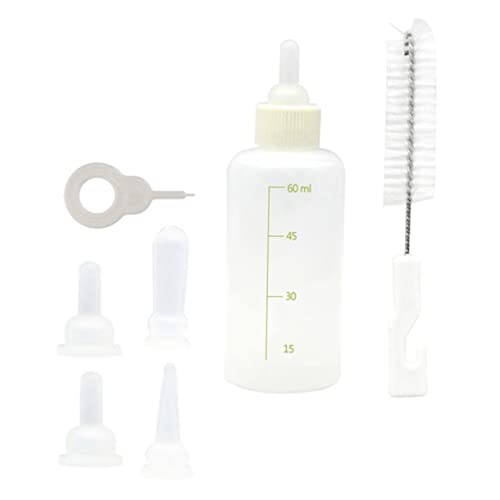 Hemobllo 1Satz Katzen Und Fütterungsflasche Teilig Wiederverwendbar Aus Lebensmittelechtem Für Welpen Kätzchen Und Kleine Haustiere Und Tragbar von Hemobllo