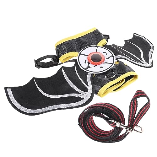 Hemobllo 1Satz Katzenleine mit Halloween Fledermaus Kostüm für Katzen Verstellbares Bequemes Katzengeschirr für Kleine und Mittelgroße Haustiere für Outdoor Aktivitäten Hemobllo 1Satz Katzenleine mit Halloween Fledermaus Kostüm für Katzen Verstellbares Bequemes Katzengeschirr für Kleine und Mittelgroße Haustiere für Outdoor Aktivitäten von Hemobllo