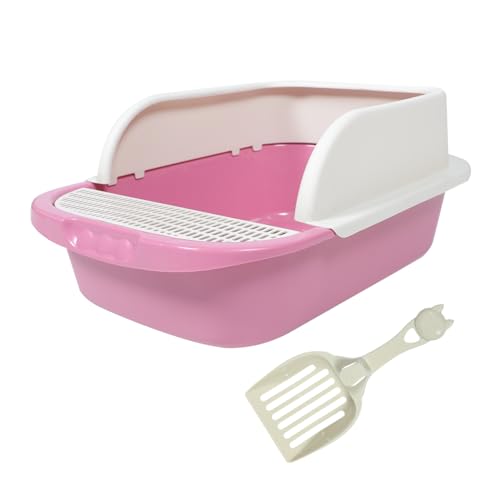 Hemobllo 1Satz Katzentoilette für Kätzchen Halbgeschlossene Katzenstreubox aus Robustem Ungiftigem für Töpfchenausbildung mit Komfortablem Eingangsdesign Hemobllo 1Satz Katzentoilette für Kätzchen Halbgeschlossene Katzenstreubox aus Robustem Ungiftigem für Töpfchenausbildung mit Komfortablem Eingangsdesign von Hemobllo