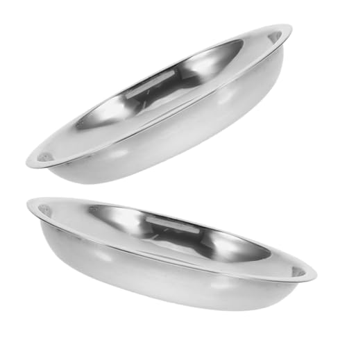 Hemobllo 2 Stück Edelstahl Futternapf Katzennapf Hundenapf Kleiner Hundenapf Mehrzweck Futternapf Flacher Metallnapf Welpennapf Ummauerter Hundenäpf Haustier Wassernapf Silber Hemobllo 2 Stück Edelstahl Futternapf Katzennapf Hundenapf Kleiner Hundenapf Mehrzweck Futternapf Flacher Metallnapf Welpennapf Ummauerter Hundenäpf Haustier Wassernapf Silber von Hemobllo