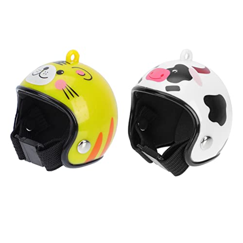Hemobllo 2 Stück Helm Huhn tiermütze schützenvogel Tierhelm Tierkopfbedeckung Vogelkopfbedeckung Hundehelm Papageienhelm Nuggets Chinchilla Haustier Helm Geflügelhelm pp Colorful von Hemobllo