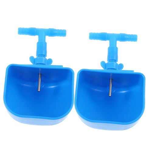 Hemobllo 2 Stück Kaninchen Wasserbrunnen Becher Hydro Hunde Wasserspender Wasserflaschen Desktop Wasserspender Getränk Heukäfig Isolierte Wasserflasche Coop Automatischer Haustier von Hemobllo