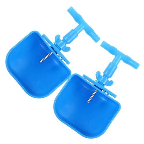 Hemobllo 2 Stück Kaninchen-Wasserbrunnen wasserspender für Hunde Heu Käfig Hydro Wurf Hasen zubehör hasenzubehör Wasserspender für Hasen. Wasserspender Kaninchen trinkflasche Plastik Blue von Hemobllo