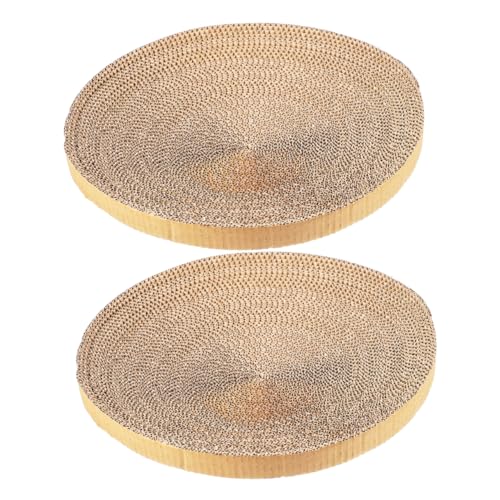 Hemobllo 2 Stück Kratzbrett Ersatz Wellpappe Kratzmatte Langlebig Wiederverwendbar rutschfest Katzenspielzeug Möbel Schutz für Indoor Katzenpflege Hemobllo 2 Stück Kratzbrett Ersatz Wellpappe Kratzmatte Langlebig Wiederverwendbar rutschfest Katzenspielzeug Möbel Schutz für Indoor Katzenpflege von Hemobllo