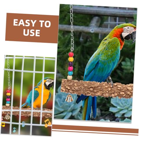 Hemobllo 2 Stück Natürliche Holz Vogelschaukel Robustes Kletterspielzeug für Hühner und Papageien Fördert Balance und Bewegung Sicherer Sitzstab für Haustiertraining und Beschäftigung Hemobllo 2 Stück Natürliche Holz Vogelschaukel Robustes Kletterspielzeug für Hühner und Papageien Fördert Balance und Bewegung Sicherer Sitzstab für Haustiertraining und Beschäftigung von Hemobllo