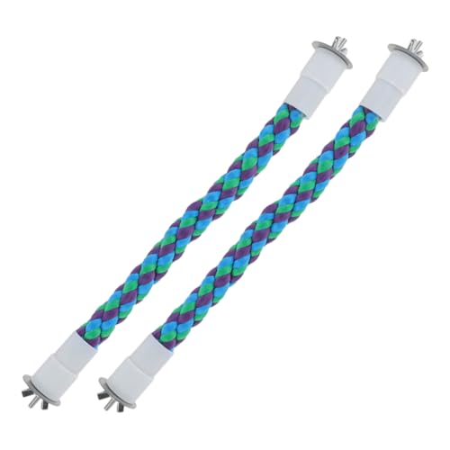 Hemobllo 2 Stück Papagei Kletterspielzeug Vogel Seil Barsch Papageienseilschaukel Vogelschaukeln Lustiges Nymphensittich- Papageienkletterseil Seil Vogelstange Baumwollseil Blue Hemobllo 2 Stück Papagei Kletterspielzeug Vogel Seil Barsch Papageienseilschaukel Vogelschaukeln Lustiges Nymphensittich- Papageienkletterseil Seil Vogelstange Baumwollseil Blue von Hemobllo
