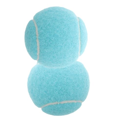 Hemobllo 2 Stück Tennis Hunde quietschender Ball Gummi Himmelblau von Hemobllo