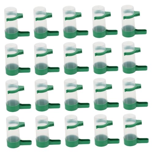 Hemobllo 20stücke Papageien-trinkflasche Vogelkäfig-wasserspender Plastik-Vogel-trinknapf Auslaufsicher Für Kleine Vögel Kaninchen-trinkgläser Wachtel- Hemobllo 20stücke Papageien-trinkflasche Vogelkäfig-wasserspender Plastik-Vogel-trinknapf Auslaufsicher Für Kleine Vögel Kaninchen-trinkgläser Wachtel- von Hemobllo