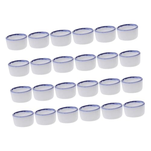 Hemobllo 24Stücke Mini Wasserschalen Für Reptilien Terrariumschalen Für Spinnen Und Kleine Lebensmittelbecken Für Terrarien Langlebige Wasserbehälter von Hemobllo
