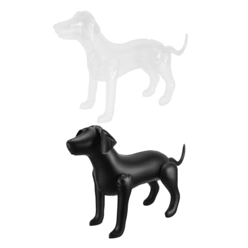 Hemobllo 2Stücke Aufblasbare Hundeschaufensterpuppe Aus PVC Stehendes Für Haustierkleidung Transparent Für Zoohandlungen Und Ausstellungen von Hemobllo