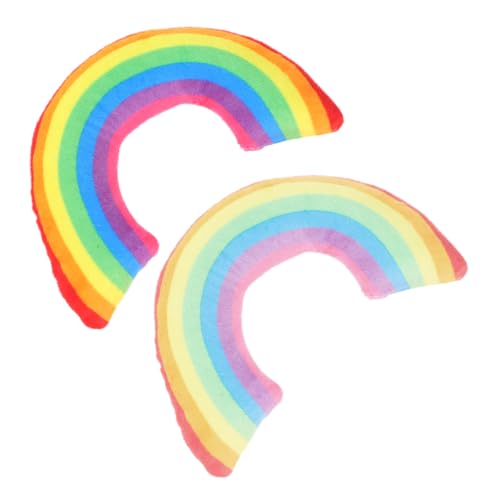 Hemobllo 2Stücke Katzenkissen Förmiges Regenbogenkissen Mit Katzenminze Bequemes Schlafkissen Für Katzen Farbenfroh Und Langlebig Für Schlaf Hemobllo 2Stücke Katzenkissen Förmiges Regenbogenkissen Mit Katzenminze Bequemes Schlafkissen Für Katzen Farbenfroh Und Langlebig Für Schlaf von Hemobllo