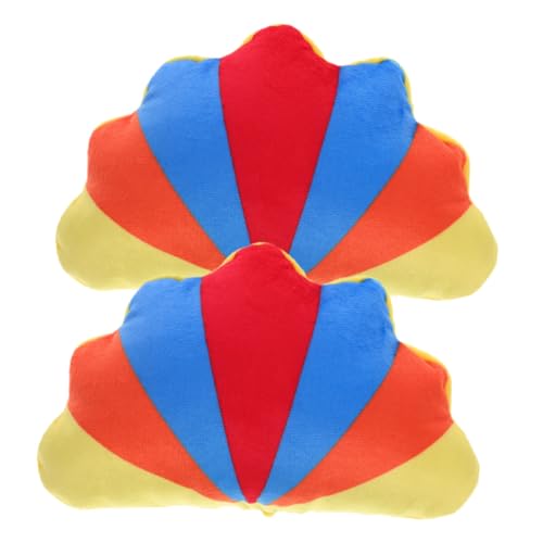 Hemobllo 2stücke Hundespielzeug Aus Plüsch Muschelform Waschbar Für Kleine Hunde Mit Quietscher Fördert Zahnpflege Und Spielspaß Für Training Und Beschäftigung von Hemobllo