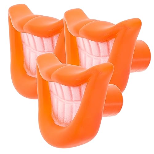 Hemobllo 3 Stück Interaktives Hundespielzeug Teilig Mundförmiges Kauspielzeug aus Premium Vinyl Lauter Spielspaß Zahnreinigung und Zahnpflege für Welpen und Kleine Hunde Robust und Sicher von Hemobllo