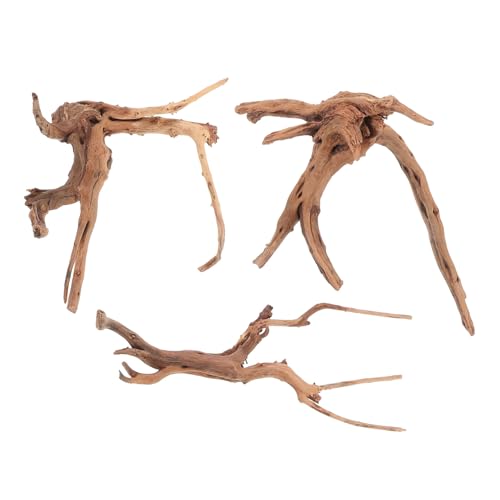 Hemobllo 3 Stück Teiliges Aquarium Driftwood Natürliche Pflanzenwurzel Deko für Fischbecken Terrarium Zubehör Lebensechte Holzornamente Zufälliger Stil Hemobllo 3 Stück Teiliges Aquarium Driftwood Natürliche Pflanzenwurzel Deko für Fischbecken Terrarium Zubehör Lebensechte Holzornamente Zufälliger Stil von Hemobllo