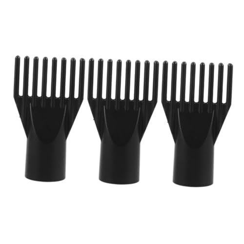 Hemobllo 3 Stück Wassergebläse Für Haustiere Austausch Der Haartrocknerdüse Haarstyling -Werkzeuge Diffusordüsen Einziehbarer Kamm Haartrocknerbefestigung Salontrocknerdüse Black Abs von Hemobllo