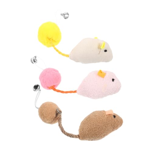 Hemobllo 3 Teiliges Set Plüschmaus Katzenspielzeug Plüschspielzeug Gefälschtes Rattenspielzeug Für Kätzchen Katzenspielzeug Für Den Innenbereich Katzenmäuse Interaktives Hemobllo 3 Teiliges Set Plüschmaus Katzenspielzeug Plüschspielzeug Gefälschtes Rattenspielzeug Für Kätzchen Katzenspielzeug Für Den Innenbereich Katzenmäuse Interaktives von Hemobllo