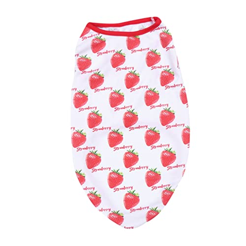 Hemobllo 3stücke Teiliges Pet Dog Vest Im Fruchtstil Bequeme Mesh-Weste Für Hunde Brustumfang Rückenlänge Für Sommeraktivitäten Und Besondere Anlässe Hemobllo 3stücke Teiliges Pet Dog Vest Im Fruchtstil Bequeme Mesh-Weste Für Hunde Brustumfang Rückenlänge Für Sommeraktivitäten Und Besondere Anlässe von Hemobllo