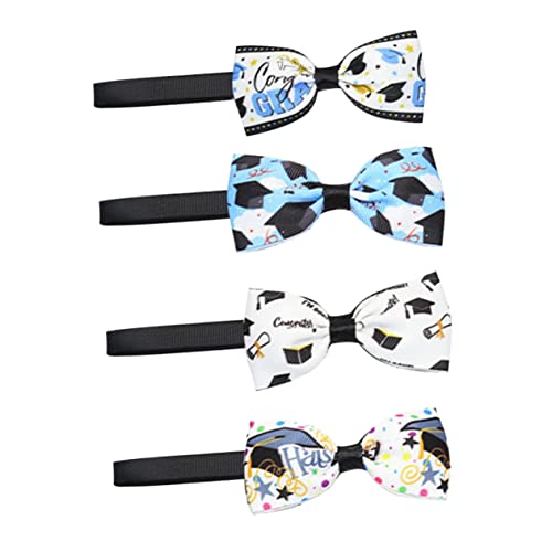 Hemobllo 4 Stück Haustier Fliege Rosa Welpe Fliege Hundebögen Mode welpenfliege mit Bowknot-Krawatten für Haustiere Abschlussfliege Hunde Make-up Bowknot Schleife von Hemobllo