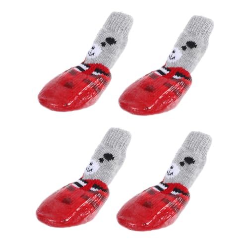 Hemobllo 4 Stück Haustier Schuhgreifer Tierstiefel Verhindert Das Rutschen Von Hundekegeln Halsband Set Anti Rutsch Hausschuhe Für Hunde Entzückende Hundesocken Schützende Hemobllo 4 Stück Haustier Schuhgreifer Tierstiefel Verhindert Das Rutschen Von Hundekegeln Halsband Set Anti Rutsch Hausschuhe Für Hunde Entzückende Hundesocken Schützende von Hemobllo