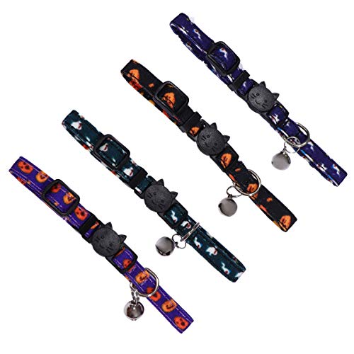 Hemobllo 4 Stück Haustierhalsband Katzenhalsband Geisterhalsband Kätzchen-Kragen Klassisches Hundehalsband Bequemer Haustierkragen Hundehalsband Glocke Bequemer Katzenkragen Stoff Hemobllo 4 Stück Haustierhalsband Katzenhalsband Geisterhalsband Kätzchen-Kragen Klassisches Hundehalsband Bequemer Haustierkragen Hundehalsband Glocke Bequemer Katzenkragen Stoff von Hemobllo