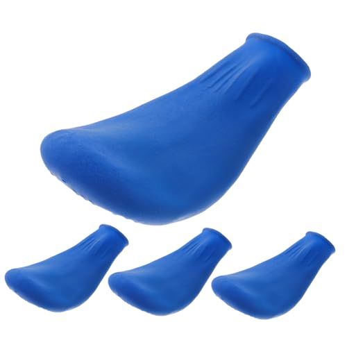 Hemobllo 4 Stück Hundeschuhe Hundestiefel Für Mittelgroße Hunde Nicht Größe Welpe Griff wasserdichte Stiefeletten Für Haustiere Hundesocke Hundestiefel Kleiner Hund Booties Für Hunde Blue von Hemobllo