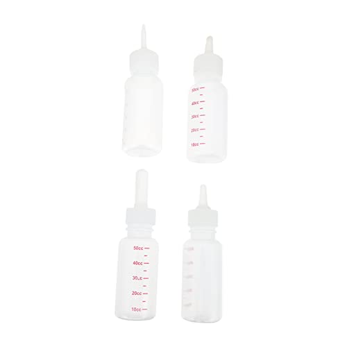 Hemobllo 4 Stück Pet-Flasche Haustier Futterspender Katze Fütterung Flasche Mehrere Kaninchenwasserflasche Gesunde Leckereien Für Katzen Kätzchenfutter Hundezubehör Abs Bausatz Kieselgel von Hemobllo