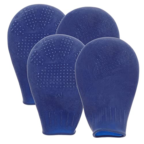 Hemobllo 4 Stück Stiefel für Hunde Regen Pfote für Hundestiefel Stiefeletten Abdeckung Hund Galoschen rutschfeste Hundesocken Nicht hundeschuhe Dog Shoes Gummistiefel Schuhe für Hunde Blue von Hemobllo