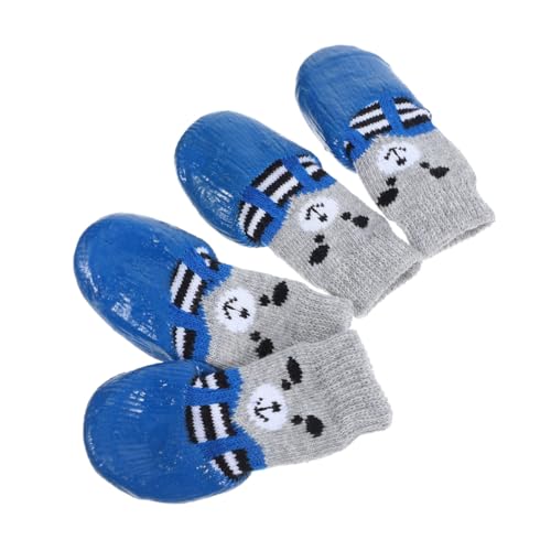 Hemobllo 4 Teiliges Haustier Schuhset Hundeschuhe Welpen Haustiere Pfotenschutz Hunde Hosenträger Stiefel Hausschuhe Für Welpen Baumwollsocken Tragbare Haustiersocken Hemobllo 4 Teiliges Haustier Schuhset Hundeschuhe Welpen Haustiere Pfotenschutz Hunde Hosenträger Stiefel Hausschuhe Für Welpen Baumwollsocken Tragbare Haustiersocken von Hemobllo