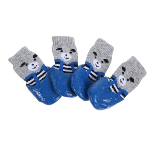 Hemobllo 4 Teiliges Haustier Schuhwerk Verhindert Pfoten Hausschuhe Set Für Hunde Hosenträgerstiefel Greifer Welpen Booties Welpen Hunde Haustiere Waschbare Haustiersocken Hemobllo 4 Teiliges Haustier Schuhwerk Verhindert Pfoten Hausschuhe Set Für Hunde Hosenträgerstiefel Greifer Welpen Booties Welpen Hunde Haustiere Waschbare Haustiersocken von Hemobllo