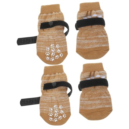 Hemobllo 4Stücke Haustiersocken Für Kleine Rutschfester Pfotenschutz Und Verschleißfeste Für Holzfußböden Gradientenfarbe Hemobllo 4Stücke Haustiersocken Für Kleine Rutschfester Pfotenschutz Und Verschleißfeste Für Holzfußböden Gradientenfarbe von Hemobllo