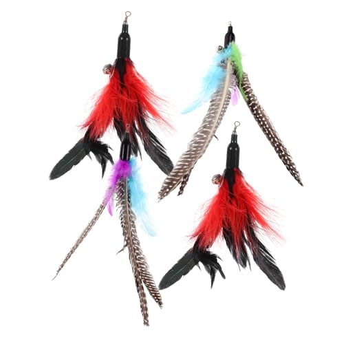 Hemobllo 4stücke Pack Katzenangel Ersatzfedern Interaktive Feder Für Katzenspielzeug Plume Refills Für Indoor-Katzen Leicht Austauschbar Und Fördert Aktives Spielen Hemobllo 4stücke Pack Katzenangel Ersatzfedern Interaktive Feder Für Katzenspielzeug Plume Refills Für Indoor-Katzen Leicht Austauschbar Und Fördert Aktives Spielen von Hemobllo
