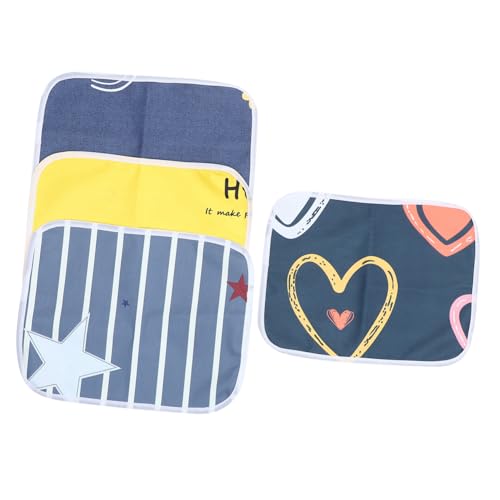 Hemobllo 4Stücke Waschbare Meerschweinchen Käfigeinlagen Wasserfeste Pinkelmatten Für Kleine Gemischte Designs Für Hamster Und Kaninchenkäfige von Hemobllo
