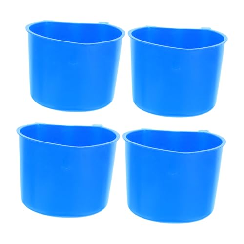 Hemobllo 4pcs Hängende Hühnchen Coop Vogelschüssel Kaninchen Käfig Fütterungsschale Verdickte Fütterungstasse Haustier Plastikwässerung Für Kleine Tiere von Hemobllo