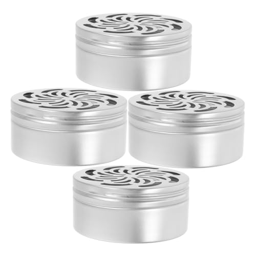 Hemobllo 4pcs Hundetraining Aluminiumzinngläser Mit Hohlen Deckel Duft Arbeitsbehälter Nachfüllbare Metallhunde Geruchstraining Tins Leere Reisebox Für Verhaltenstraining Hemobllo 4pcs Hundetraining Aluminiumzinngläser Mit Hohlen Deckel Duft Arbeitsbehälter Nachfüllbare Metallhunde Geruchstraining Tins Leere Reisebox Für Verhaltenstraining von Hemobllo