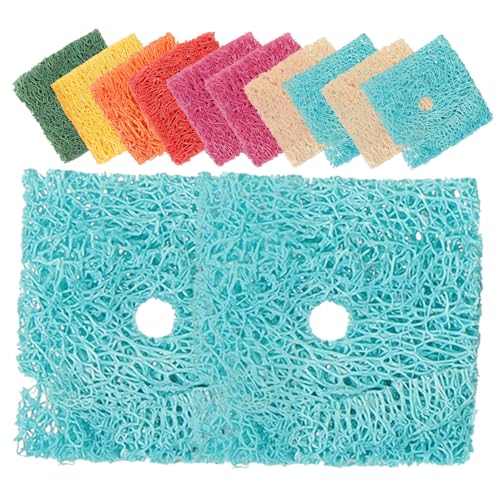 Hemobllo 50 Stück Teiliges Loofah Kauspielzeug für Kleine Haustiere Natürliche Zahnpflege Snacks Geeignet für Hamster Chinchillas Kaninchen und Nager zum Stressabbau Zufällige Farbe Hemobllo 50 Stück Teiliges Loofah Kauspielzeug für Kleine Haustiere Natürliche Zahnpflege Snacks Geeignet für Hamster Chinchillas Kaninchen und Nager zum Stressabbau Zufällige Farbe von Hemobllo